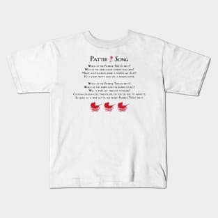 Patter Song Lyrics Kids T-Shirt